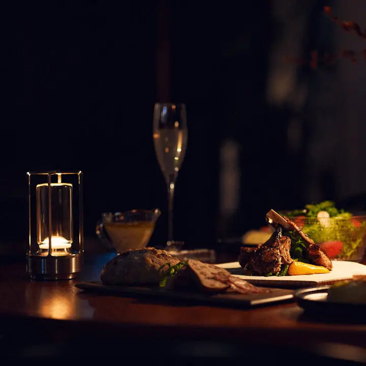 Aluminum Glow | Modern Elegant Cordless Table Lamp 5