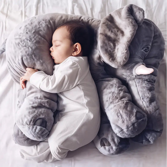 CozyNest | Plush Elephant Pillow with Super-Soft Material | Comfortable Cushion for Playtime and Relaxation 0