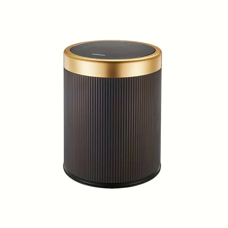 Elegance | Durable Press-Top Oval Trash Can with Odour-Sealing Inner Bucket 7