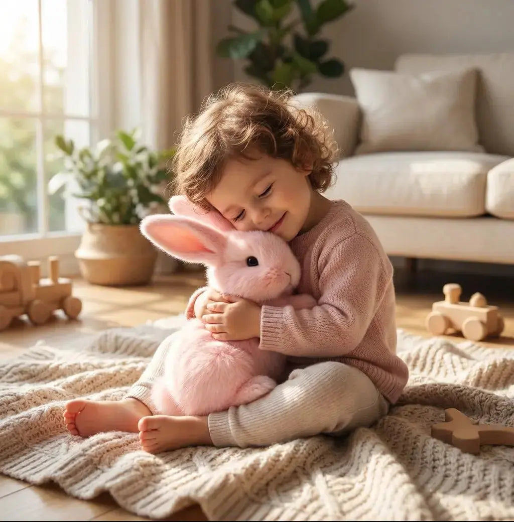 Joyful Pals | Interactive Hopping Bunny Plush Toy for 3+ Years with Realistic Movements | Engaging Toy for Imaginative Play Terori