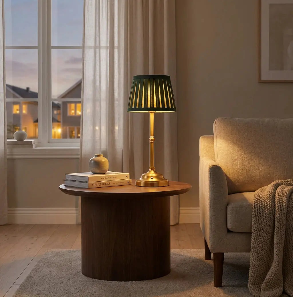 Lunaris | Elegant Adjustable Cordless Bedside Table Lamp Terori