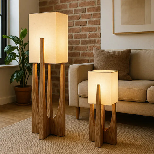 Wabi-Sabi | Elegant Minimalist Floor Lamp with Soft LED Glow 1