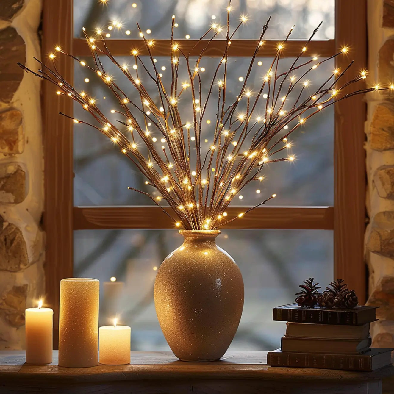 Willow Glow | Elegant Cordless LED Table Lamp for Living Room or Bedroom 1