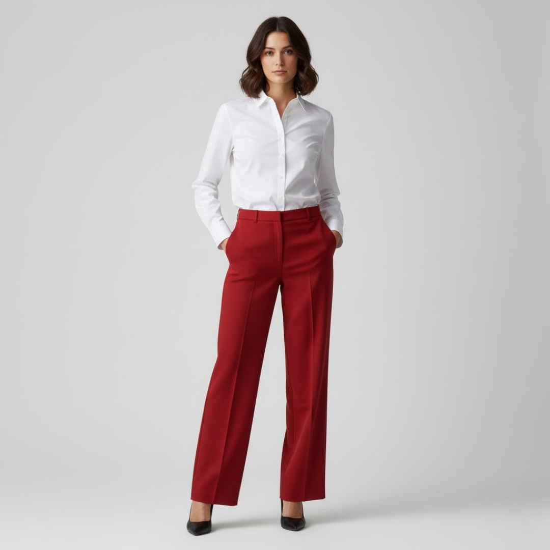 Biała biurowa bluzka Terori