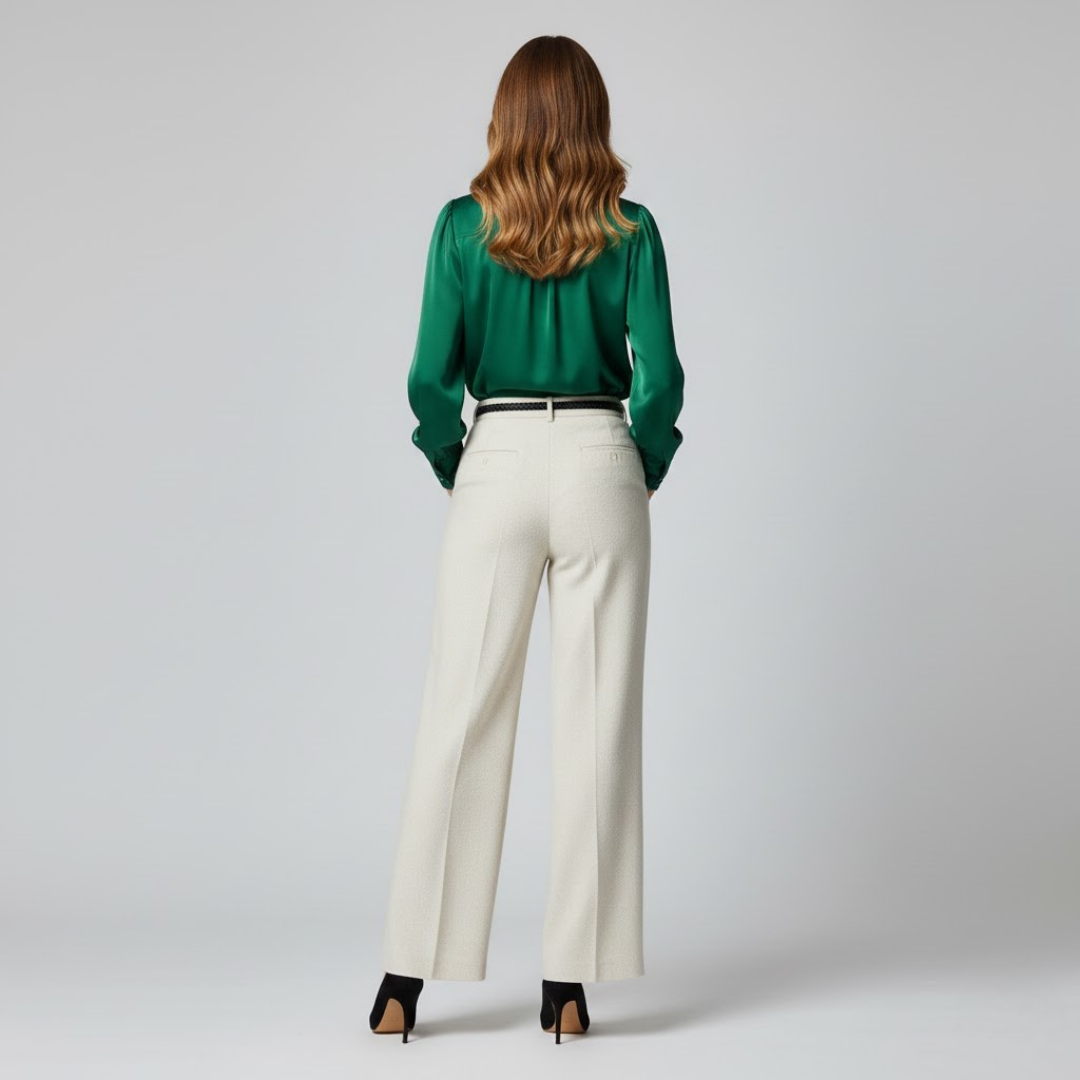 Zielona koszula Terori z długim rękawem