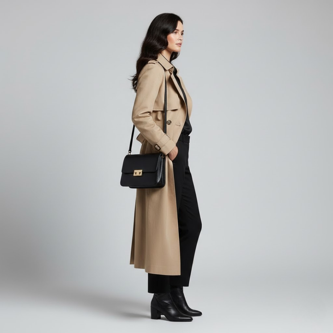 Beżowy trencz Terori