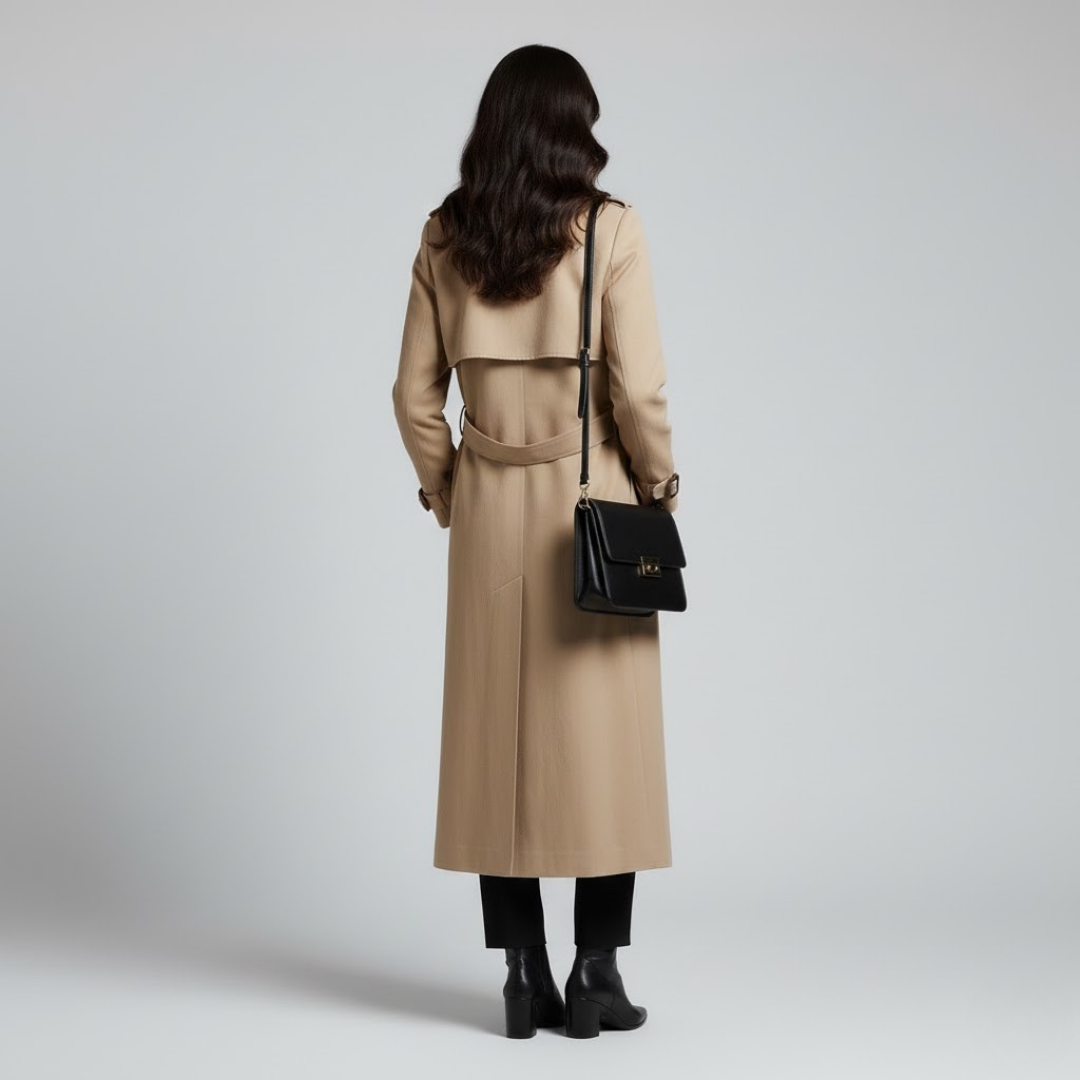 Beżowy trencz Terori