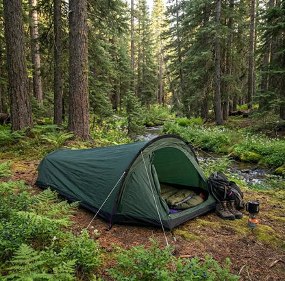 SoloCamp | Lightweight Camping Tent with Waterproof Fabric | Compact Shelter for Weather Protection Terori