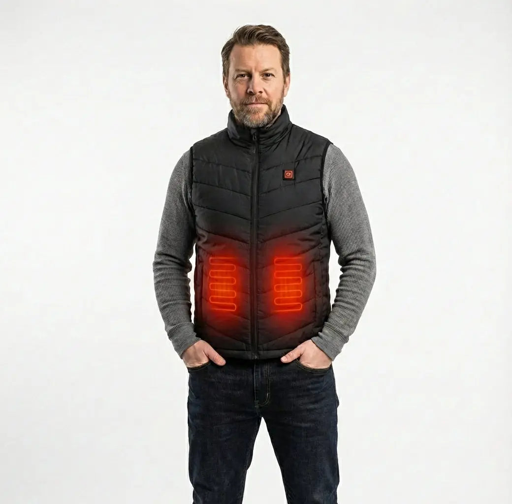 Outdoor Essentials | Heated Gilet with Ultra-Thin Carbon Fiber | Lightweight Layer for Cold Weather Comfort Terori