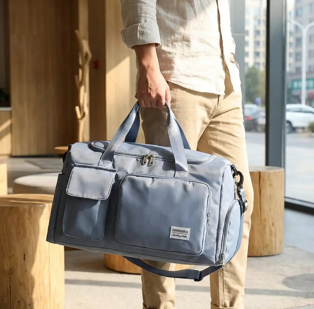 TravelCore | Men's Duffle Bag with Separate Shoe Compartment | Versatile Gym Bag for Organised Travel Terori