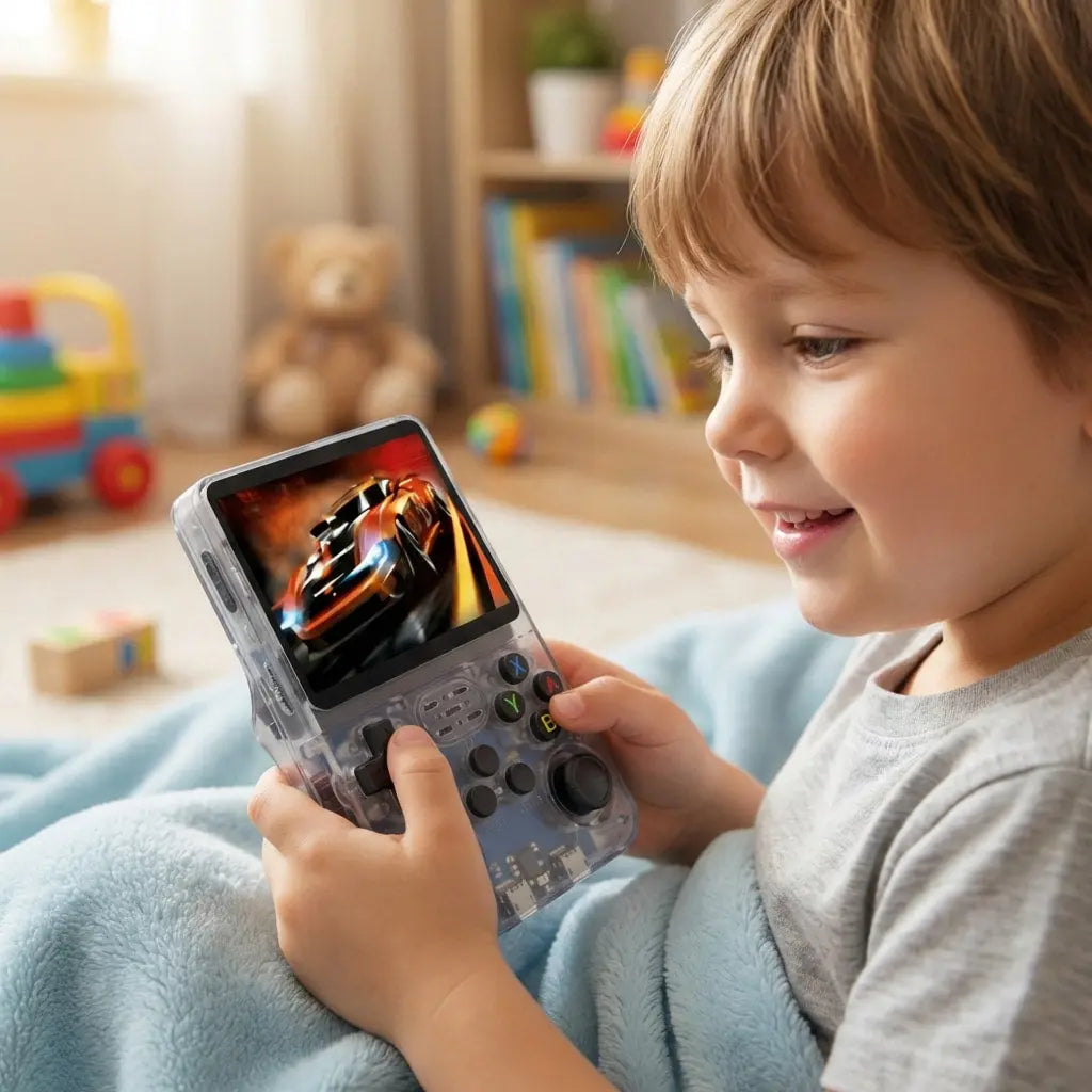 NostalgiaZone | Retro Handheld Gaming Console for All Ages with HD Screen | Portable Fun for Classic Gaming Terori