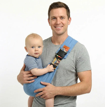 CarryEase | Baby Carrier with Adjustable Straps | Ergonomic Support for Hands-Free Parenting Terori