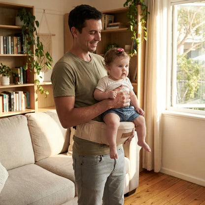 CozyNest | Baby Carrier with Adjustable Straps | Breathable Cotton for Everyday Comfort Terori