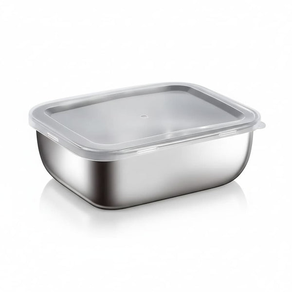 Stainless Steel Food Storage Containers | 10-Piece Durable Set for Eco-Friendly Kitchen Organization