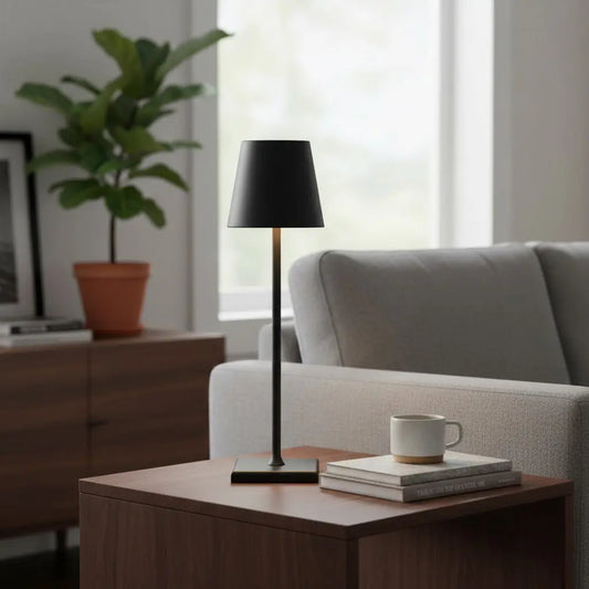 Lumenova | Stylish Cordless Metal Table Lamp Terori